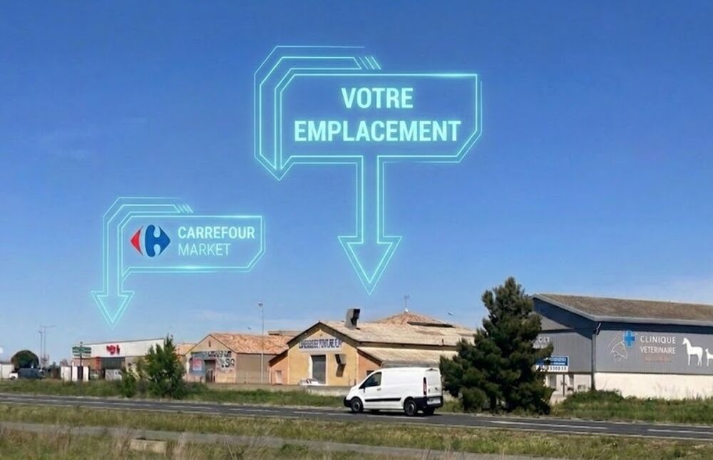 Vente Immeuble VENDRES (34350) – EN EXCLUSIVITE - EMPLACEMENT N°1 – MURS COMMERCIAUX 411 m² (EXT. 600 m²) – FLUX CARREFOUR MARKET Vendres