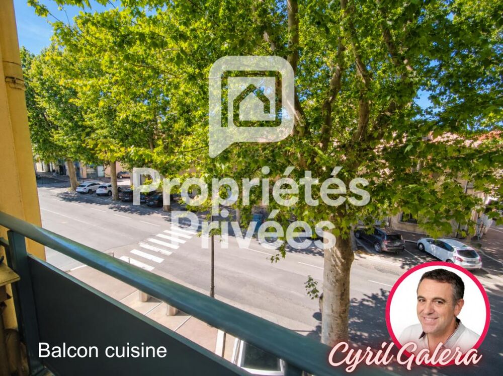 Narbonne (gare, les halles) lumineux appartement 3 pièces de 60 m2