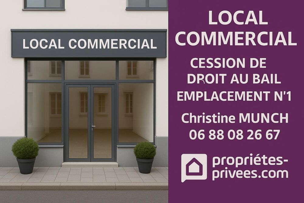   ERMONT - EMPLACEMENT N°1 - CESSION DROIT AU BAIL 