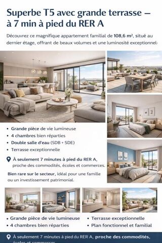  Appartement � vendre 5 pi�ces 110 m�