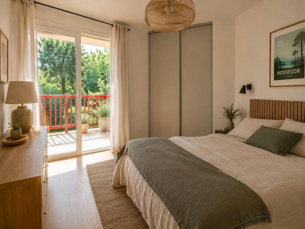T3 avec Balcon, PARKING et CLIMATISATION bel emplacement à CAPBRETON