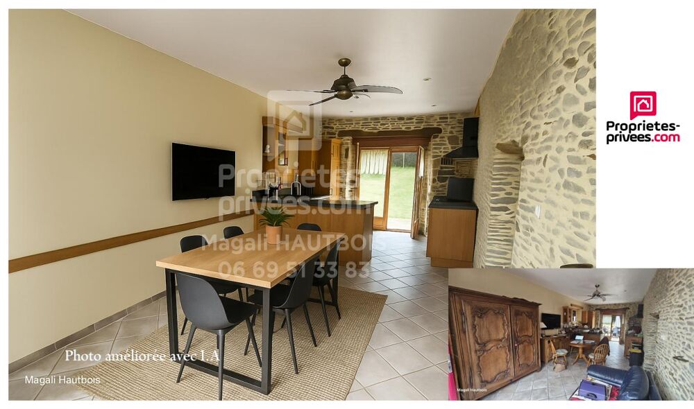 Maison en pierre rénovée de 130 m2