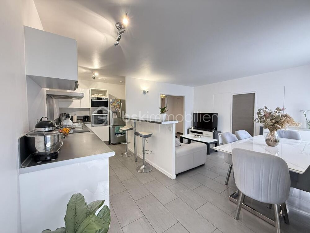 Appartement familiale 92m, 4 chambres, Balcon et 2 places de PARKING