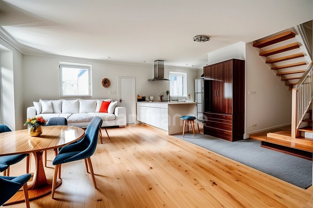 Quimper (29) - Maison centre ville de 75,21 m² habitable - 124 m² utiles - Terrasse - Double garage