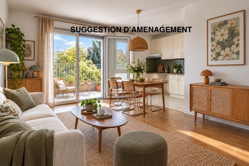 Vente Appartement Appartement à vendre 3 pièces PALAISEAU (91), 2 chambres, terrasse, RER à 7 min Palaiseau