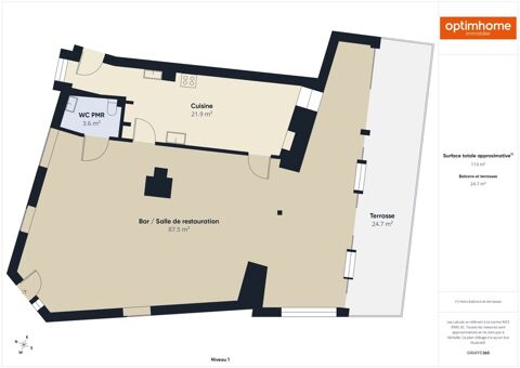   LA MOTTE DE GALAURE (26) � FONDS DE COMMERCE BAR / RESTAURATION � LICENCE IV � CENTRE-VILLAGE 