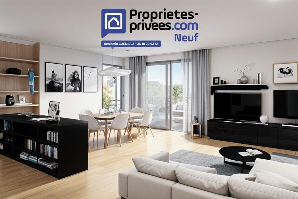 95 m2 - 3 chambres et terrasse de 30 m2