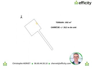  Terrain � vendre 892 m�