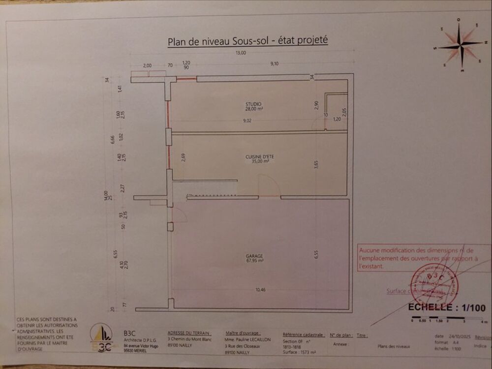 Maison d'architecte neuve 8 pièces à NAILLY (89)