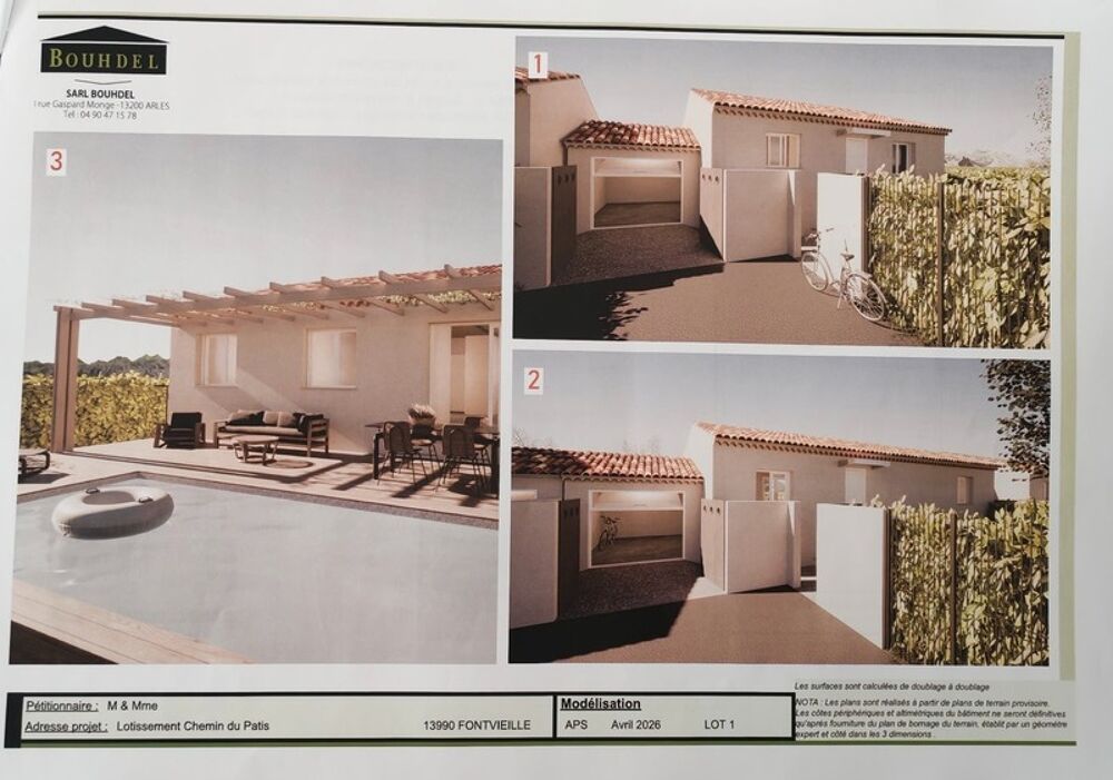 Maison à vendre 4 pièces FONTVIEILLE (13)