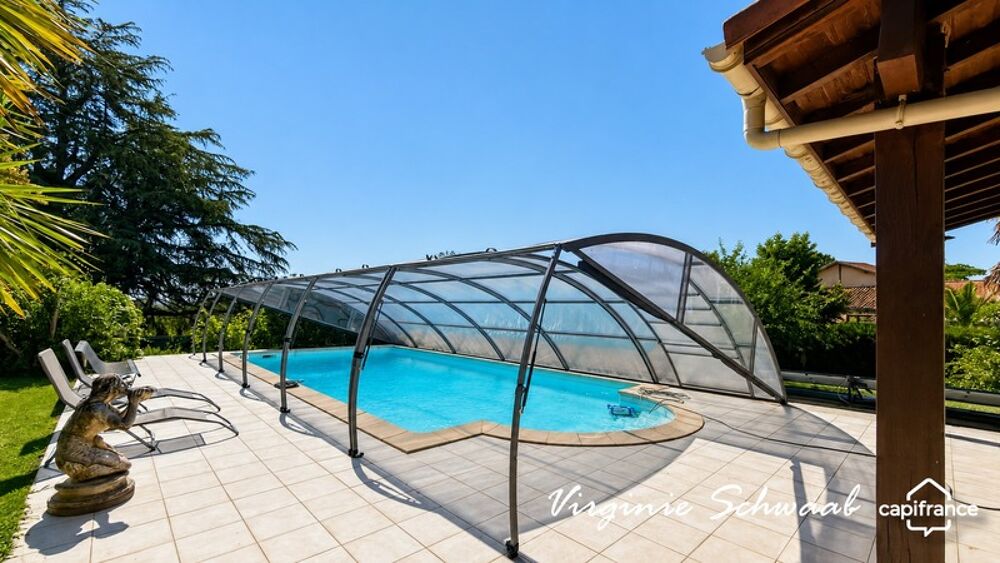 Maison - DPE B - Plain-pied 126 m² - terrain clos - 4 chambres - sous-sol à HABAS (40)