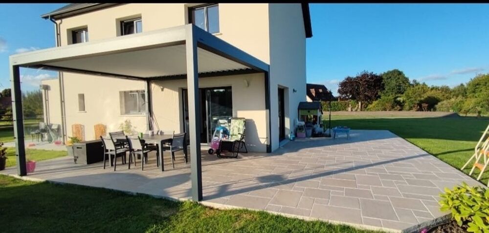 Vente Maison Maison contemporaine construite en 2017 beaux volumes 5 chambres sur 5000 M2 de terrain plat  10mn de Honfleur Fourneville