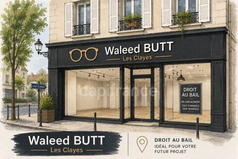   Local commercial Bail à céder LES CLAYES SOUS BOIS (78) 