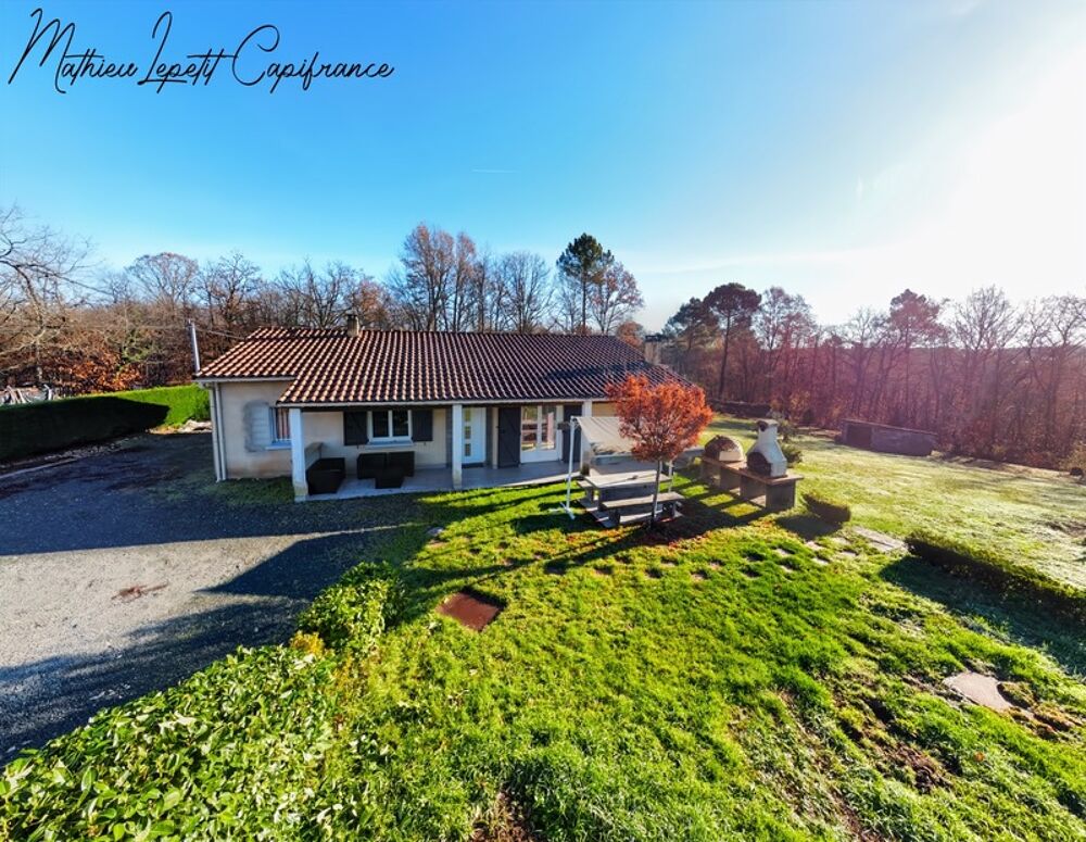 Vente Maison ? À vendre – Maison de plain-pied de 100 M² à 2 minutes du centre de Vergt sur terrain de 3430 M² Vergt