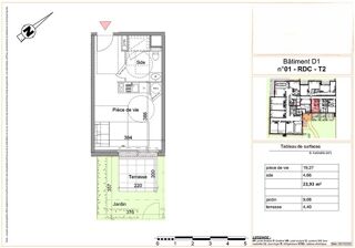  Appartement � vendre 1 pi�ce 24 m�