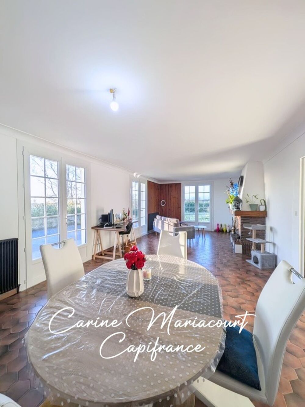 Maison familiale 7 pièces  153 m²  4 chambres  Terrain 1 650 m²  Proche Saint-Maixent-l'École (79)  Pompe à chaleur & panne