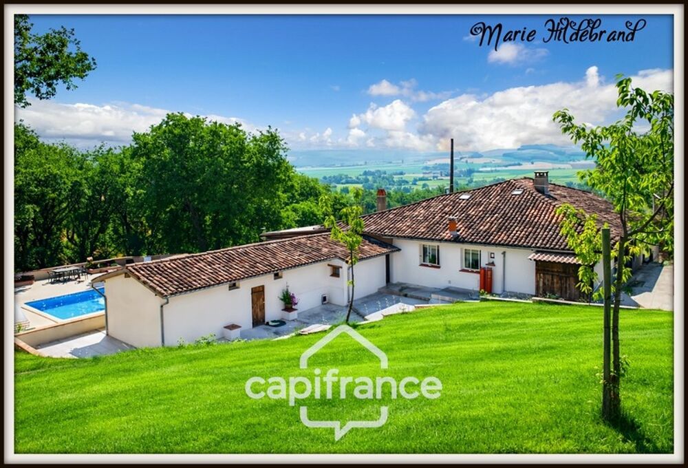 Vente Maison Propriété de charme 250m² habitable, avec piscine, 3 hectares de terrain et potentiel d'activité touristique Serignac