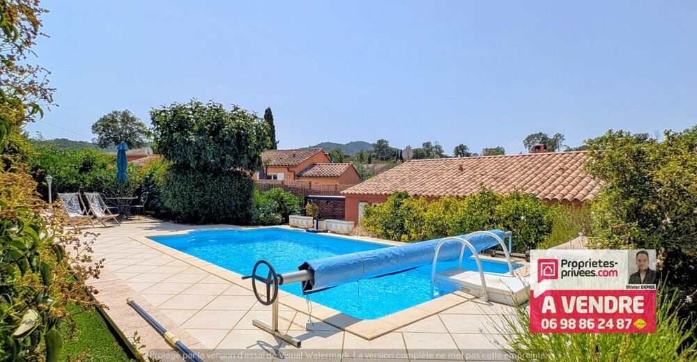 RARE VILLA DE PLAIN-PIED avec piscine et garage à 15 mn de Mandelieu !