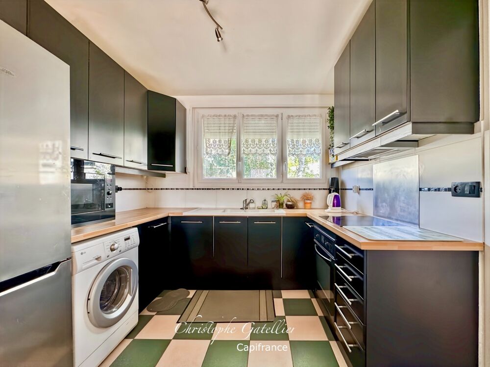 Vente Maison Villepreux – Quartier de la Haie Bergerie – Maison familiale de 85 m² avec jardin, garage et pompe à chaleur Villepreux