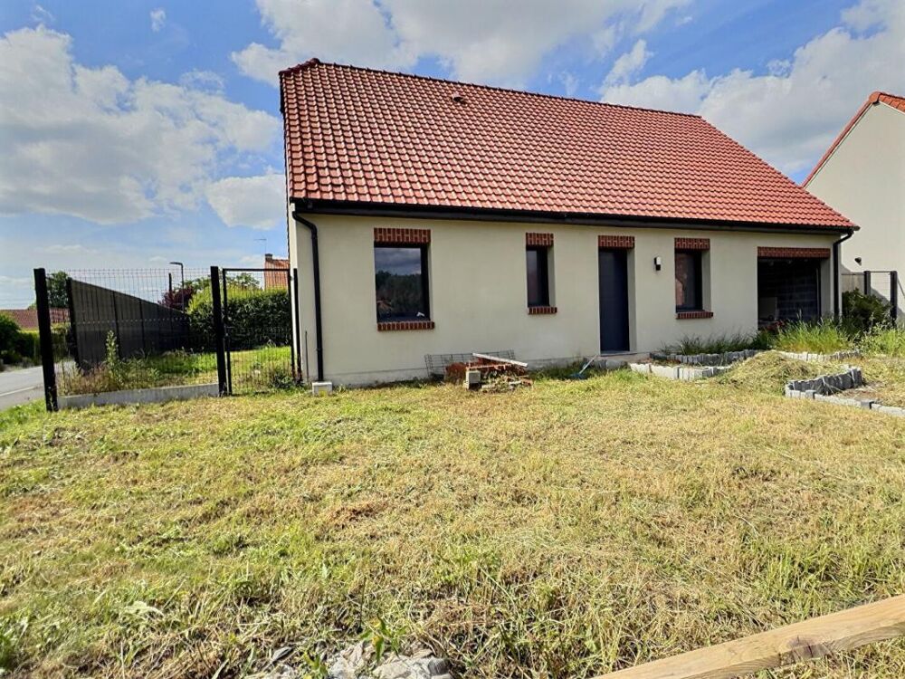 Maison individuelle plain-pied à vendre à Oignies ? 80 m² ? 2 chambres ? Garage ? Jardin ? Possibilité extension