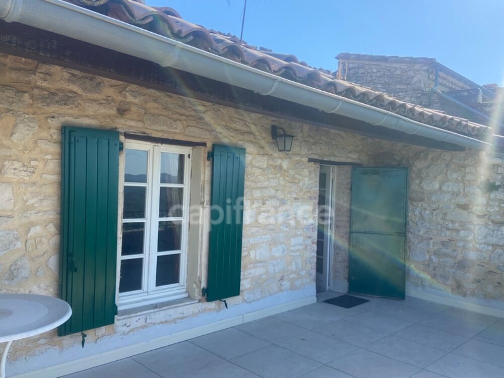 Maison de village en pierre avec terrasse panoramique VEZENOBRES (30)