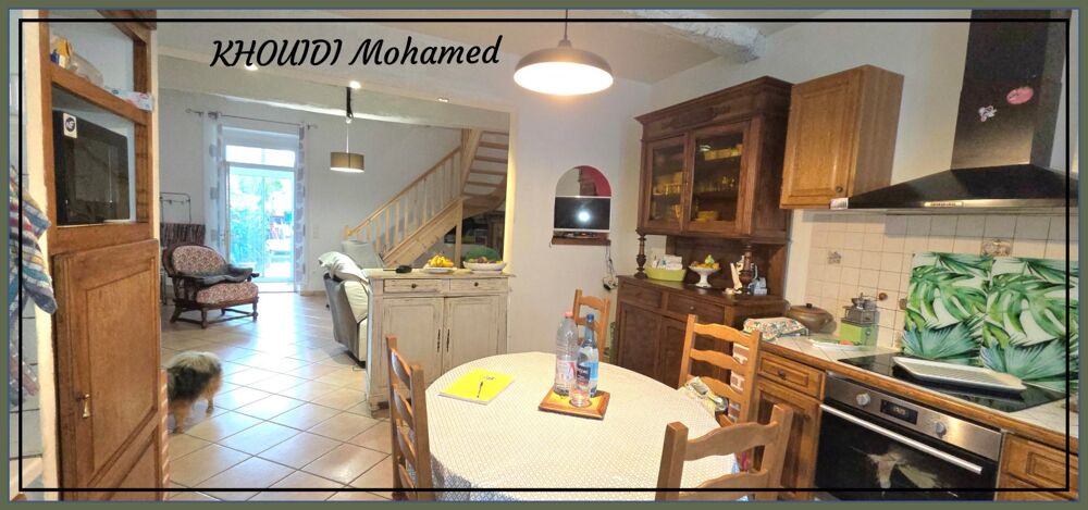 ? Charmante maison mitoyenne à Villeneuve-sur-Lot  105 m² de confort !
