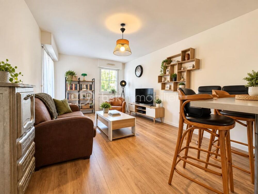 Vente Appartement ARRADON – Appartement T2 en rez-de-chaussée – Vendu loué – Stationnement privatif Arradon