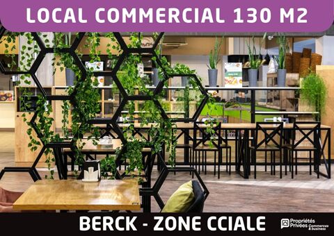   A louer - Local commercial 130 m2 - Restauration ou autre activité - Berck Zone commerciale 