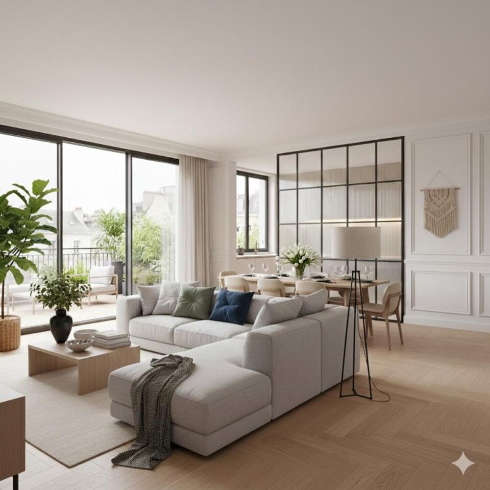 Superbe 3 pièces avec double balcon dans une résidence de standing