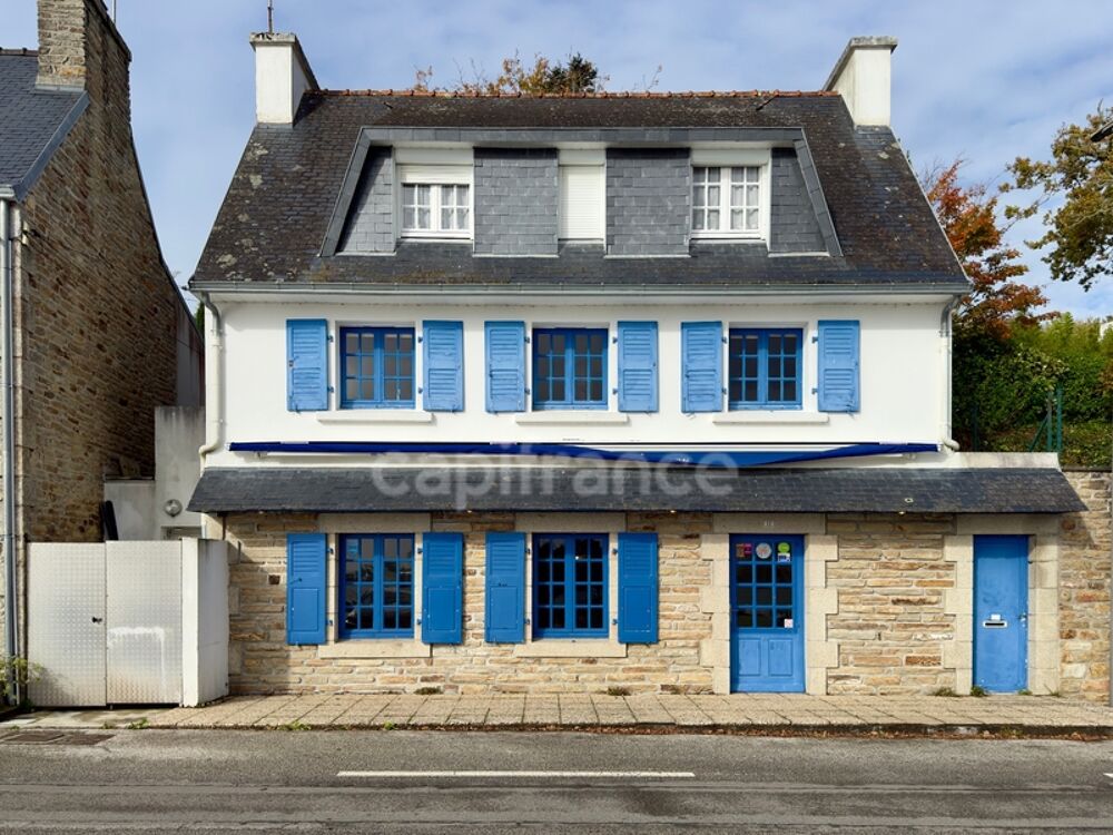 LA FORET FOUESNANT - Maison à rénover avec restaurant et duplex, vue mer  Opportunité rare à vendre !