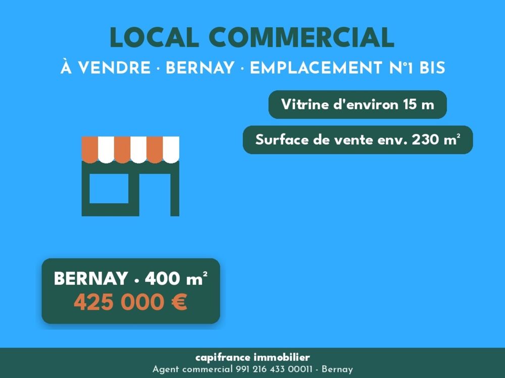   Local/bureau à vendre BERNAY (27) Bernay
