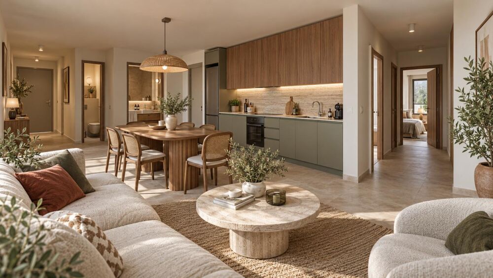 Vente Appartement MAGNIFIQUE T4  AVEC GRAND EXTERIEUR ET DEUX PLACES DE PARKING ! Carbon blanc