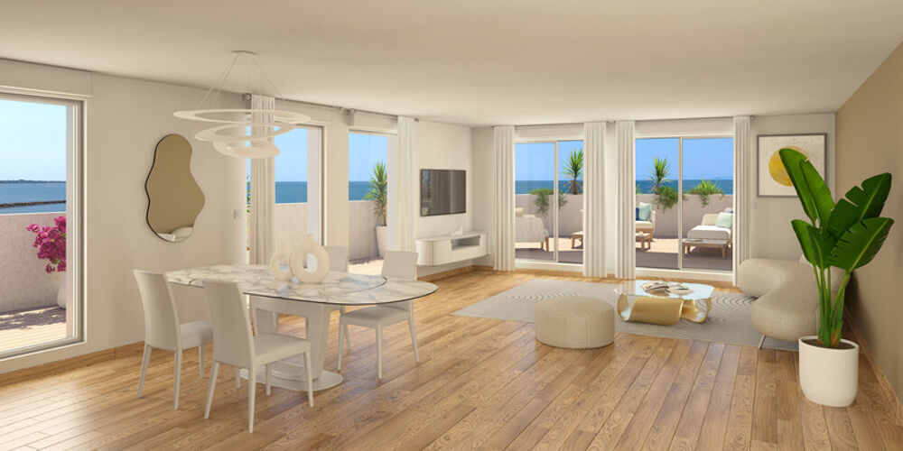 Vente Appartement Dpt Gard (30),  vendre LE GRAU DU ROI appartement T4 de 98,9 m - Terrasse de 123 m2 Le grau du roi