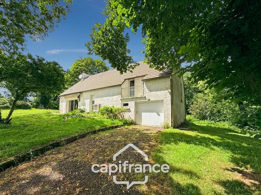 Maison à vendre 6 pièces avec grand terrain arboré  Campagne de Guern