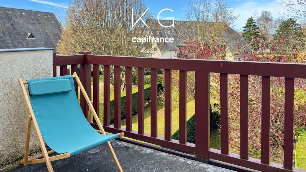 EXCLUSIVITE, à Tourgeville proche plage bel appartement en duplex 48 m2 à vendre 2 chambres, balcon et parking