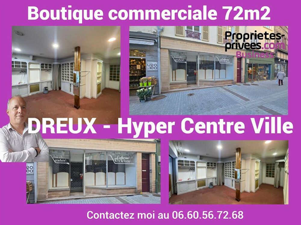   28100 DREUX - Local commercial 72 m2 emplacement  N°1 bis 
