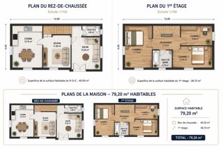  Maison à vendre 4 pièces 88 m²