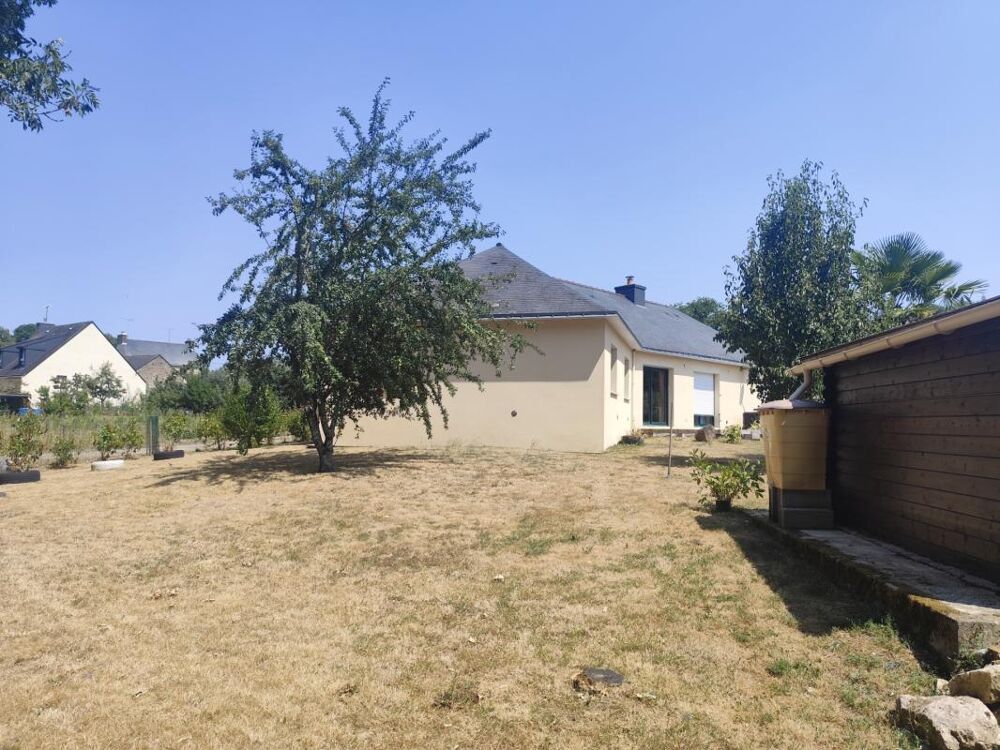 Maison plain-pied, bourg, au calme