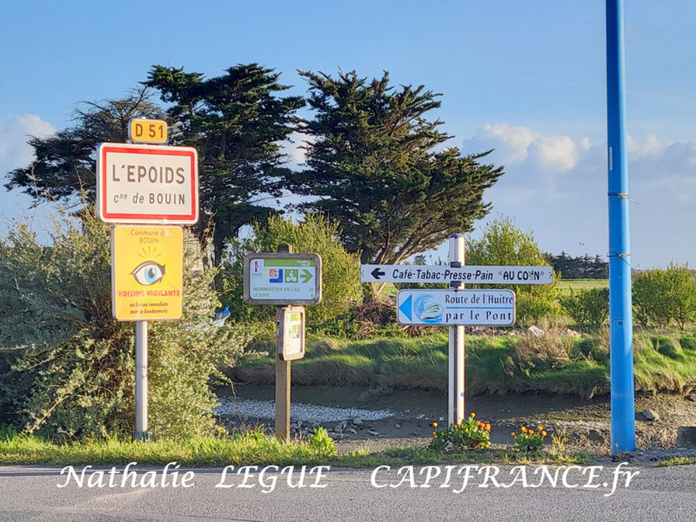 (85) Vendée BEAUVOIR sur MER proche NOIRMOUTIER , Maison 120 m² à vendre 7 pièces terrain 736 m² clos, 3 chambres , 1 bureau ,