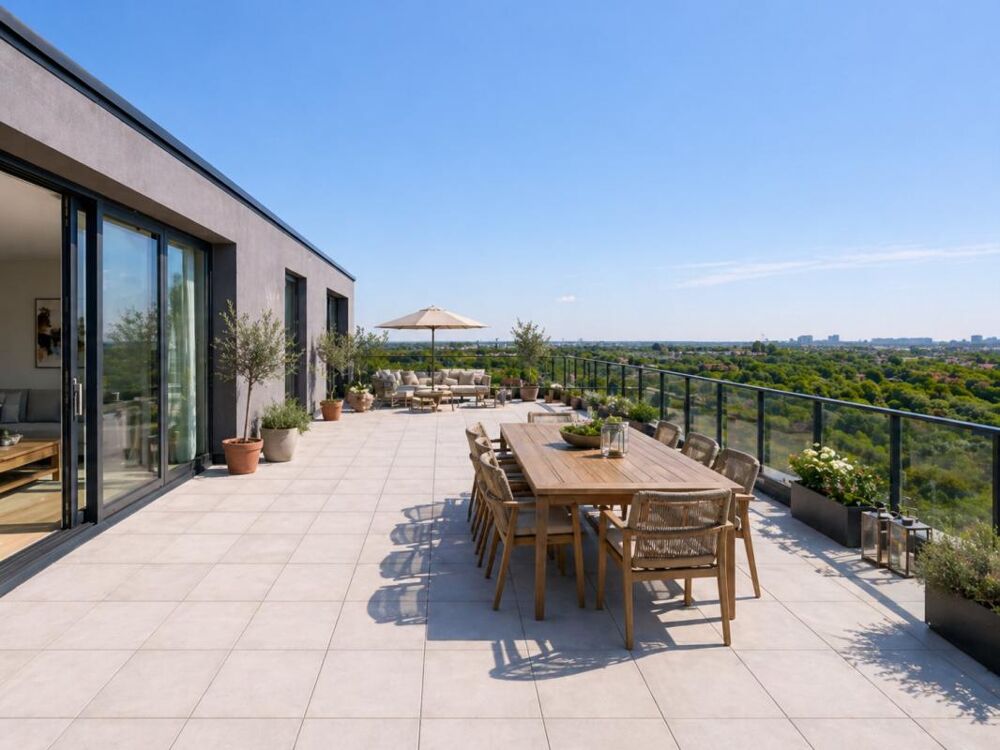 Vente Appartement Grand 3 pièces au dernier étage avec très grande terrasse exposé Sud-Ouest – À 300m Gare de Meudon – 2 Parking inclus Meudon