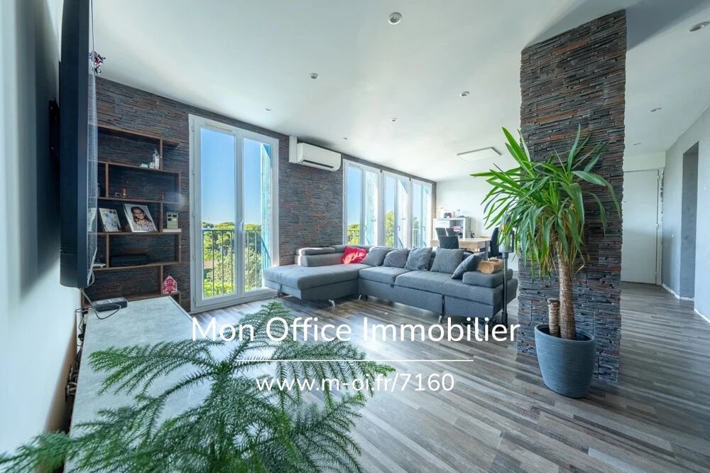 Référence : 7160-MCO - Appartement 3 pièces dernier étage vue dégagée et mer