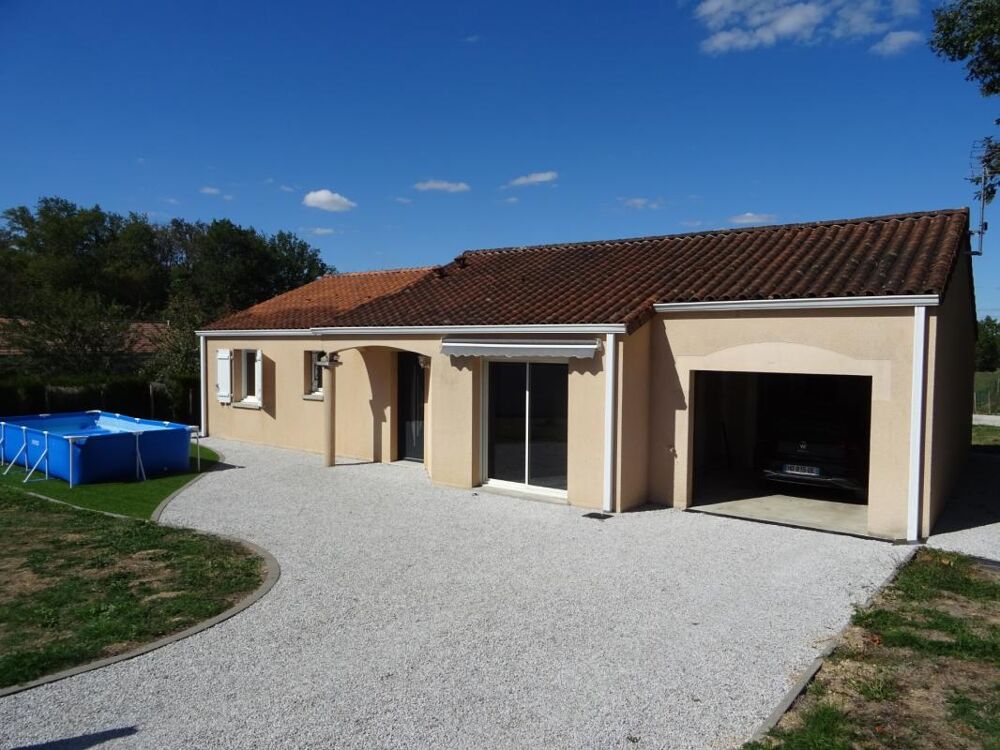 Vente Maison A SAINT JUNIEN PROCHE DU CENTRE VILLE BELLE MAISON DE PLAIN PIED 96 M² HABITABLES SUR UN TERRAIN DE 1502 M² PLAT Saint junien