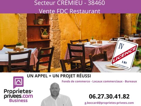 Secteur Cr&eacute;mieu - BAR RESTAURANT 200 M&sup2; 143000 38460 Cremieu