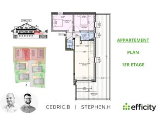  Appartement � vendre 3 pi�ces 60 m�