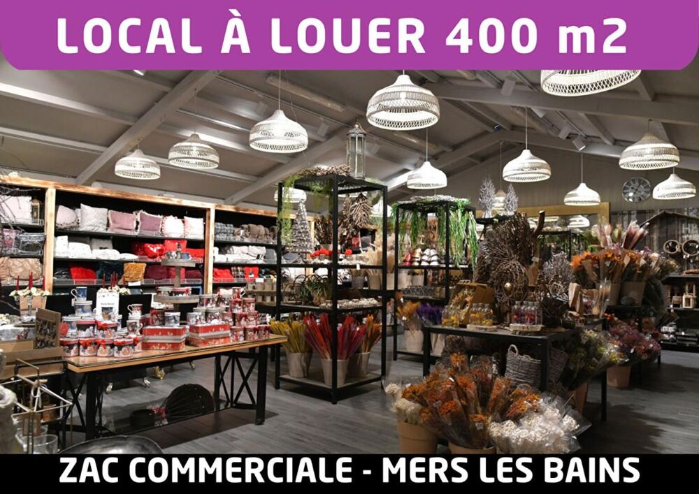   LE TREPORT - LOCATION LOCAL COMMERCIAL 400 m²,  Tous commerces - Zone commerciale 