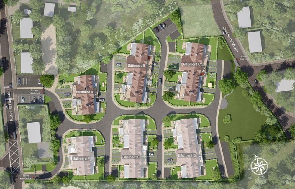 Vente Appartement BEAUMONT-EN-AUGE – Appartement neuf T3 avec grande terrasse dans un environnement d'exception Beaumont en auge