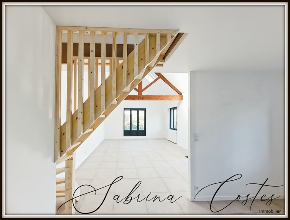? À VENDRE  MAISON ATYPIQUE RÉNOVÉE AVEC TERRASSE & CAVE VOÛTÉE  FRENEUSE (78) 200 m² habitables  4/5 chambres  Vue dégagée