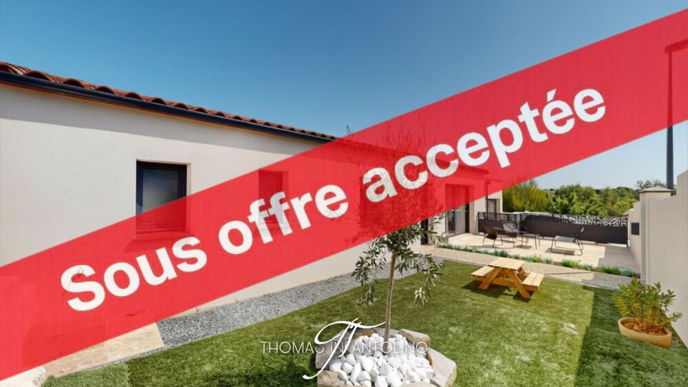 EN EXCLUSIVITE - PLAIN PIED - 3 CHAMBRES DONT UNE SUITE PARENTALE - CLIMATISATION GAINABLE - GARAGE - VUE DEGAGÉE
