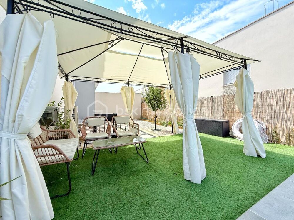 NISSAN-LEZ-ENSERUNE  MAISON CONTEMPORAINE 129 m²  5 CHAMBRES  PISCINE  GARAGE  TERRAIN 300 m²