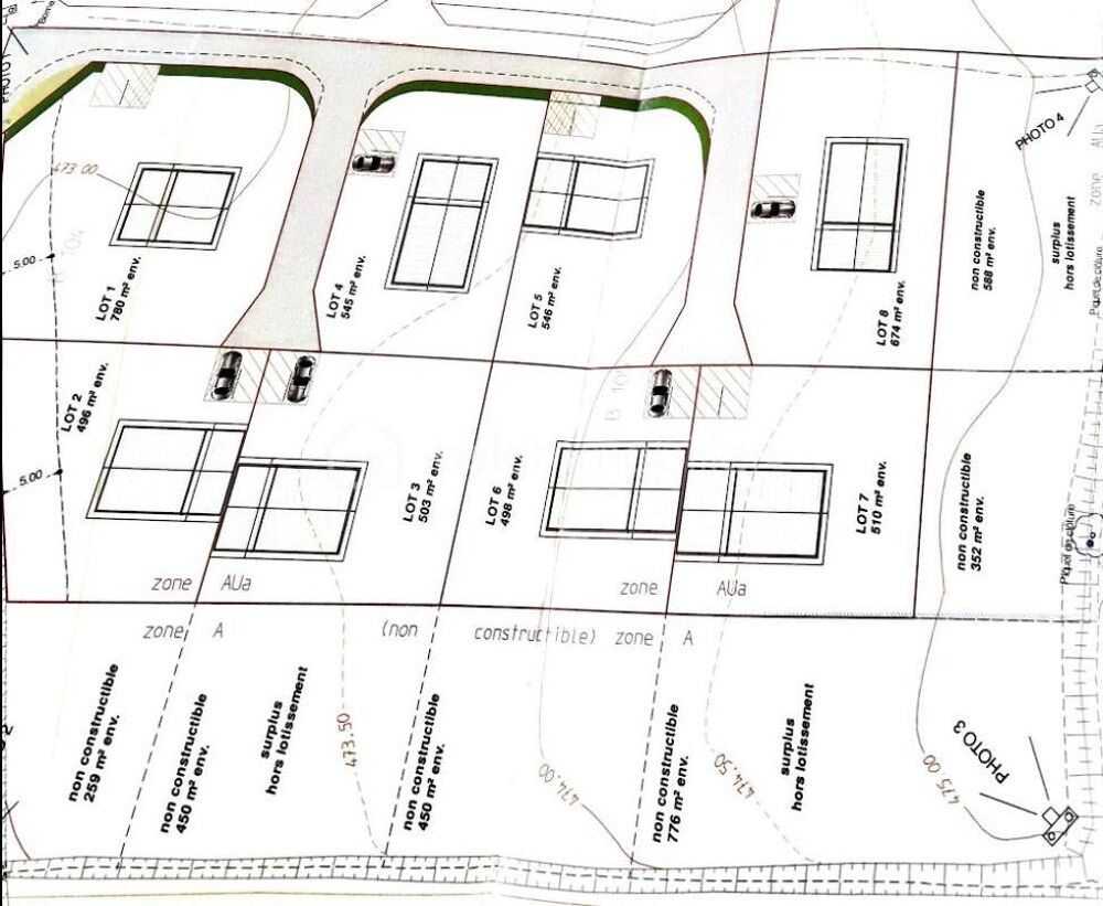 Vente Terrain Terrain constructible à vendre – env. 8 520 m² en un seul lot Saint jeure d ay